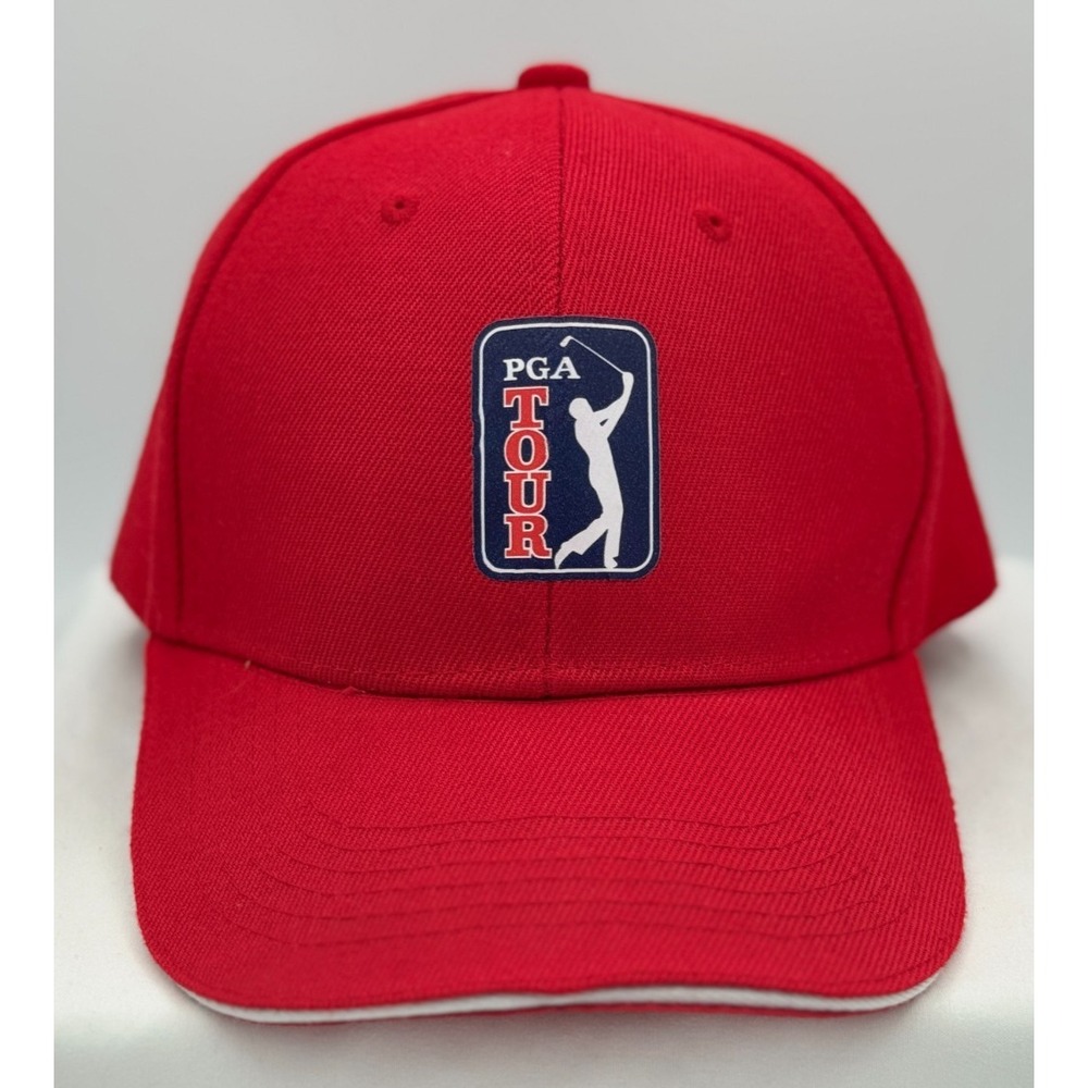 PGA Tour Hat Cap - Red - One Size - NEW With Out Tags